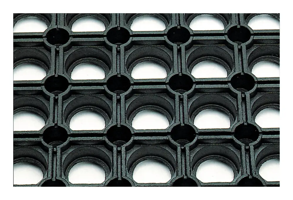 VR Trade Wabenmatte leichte Ausführung SBR/NR, schwarz, offene Decke, 22 mm, 150 x 100 cm Echt