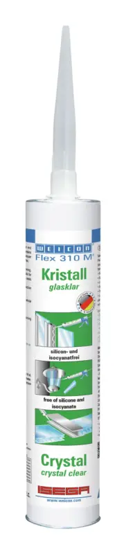 Preisknaller Weicon Klebstoff Flex 310 M Kristall 310 ml (Verpackungseinheit 12 Stück)