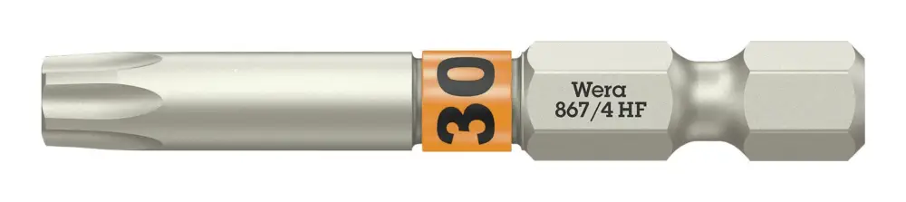 Wera Bit zähhart 1/4" DIN 3126 E6,3 T30 x 50 mm mit Haltefunktion Jetzt Kaufen