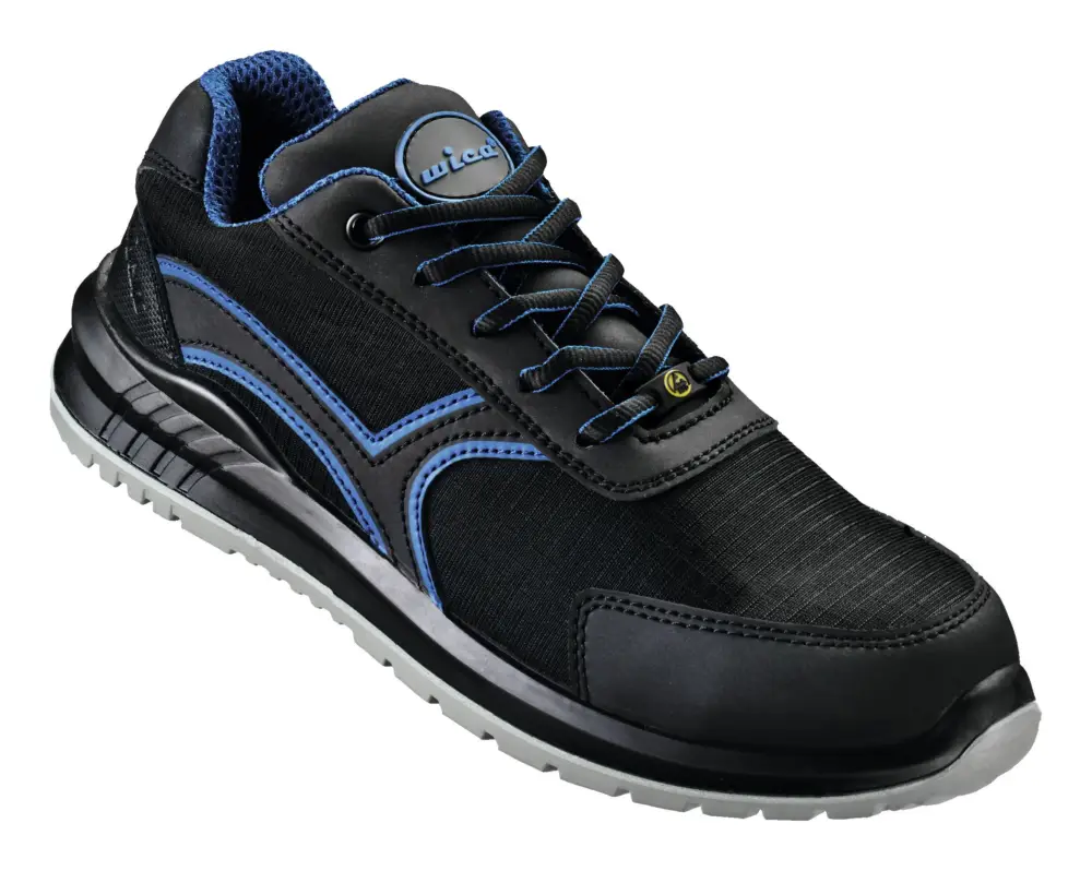 Wica Sicherheitshalbschuh Goehren Nuovo Schwarz/blau, S1P SR ESD Größe 37 (Verpackungseinheit 1 Paar) Preis Gesenkt
