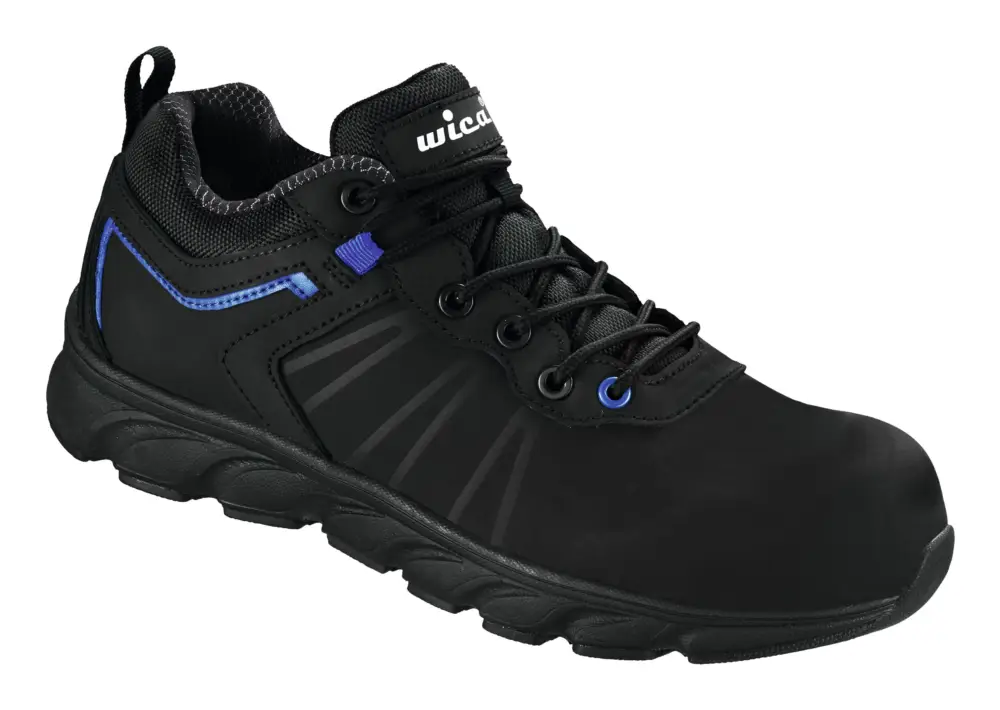 Wica Sicherheitshalbschuh Vezzo Schwarz, Blau, S3 SRC Größe 39 (Verpackungseinheit 1 Paar) Wochenendangebot