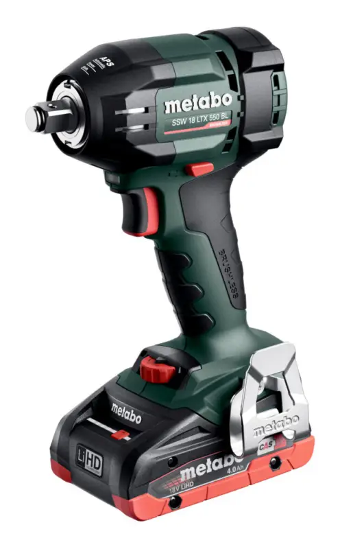 Saisonangebot Metabo Akku-Schlagschrauber SSW 18 LTX 550 BL 2 x 4,0 Ah LiHD in MetaBox 145