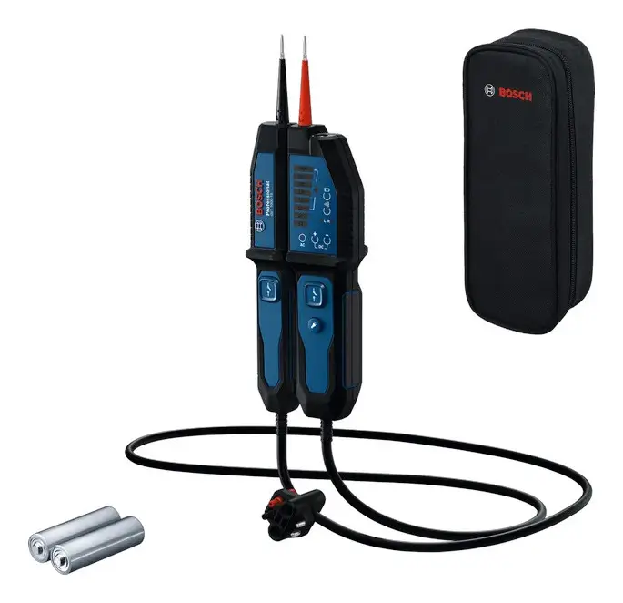 Bosch Professional Spannungsprüfer GVT 1000-15 mit 2x 1,5 V LR03-Batterie (AAA) in Schutztasche Abverkauf