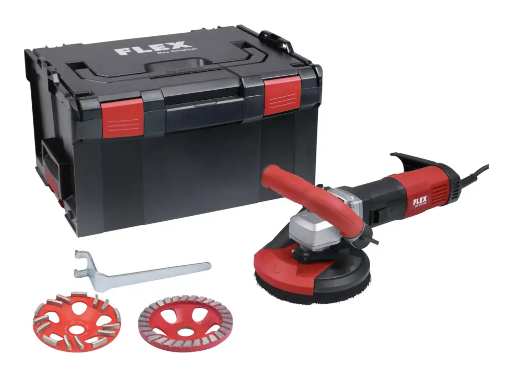Jetzt Bestellen Flex Set LDE 16-8 125R 230/CEE Sanierungsschleifer L-BOXX® mit Diamantschleifteller E-Jet/Turbo-Jet II