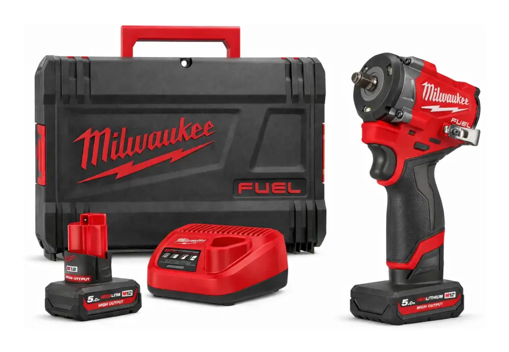Milwaukee Akku-Schlagschrauber M12 FCIWF38G3-502X mit 2x Akku 5 Ah - in HD-Box Neu Im Sortiment
