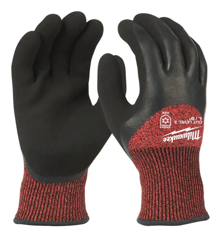 Milwaukee Flex Kälte-Schnittschutzhandschuhe Winter L3, Größe 9 (L) (Verpackungseinheit 1 Paar) Sonderaktion