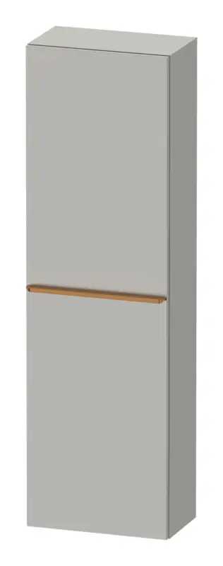 Duravit D-Neo Halbhochschrank mit 1 Tür Anschlag links Griff Bronze Gebürstet 400 x 1320 x 240 mm - Betongrau Matt Preiswert
