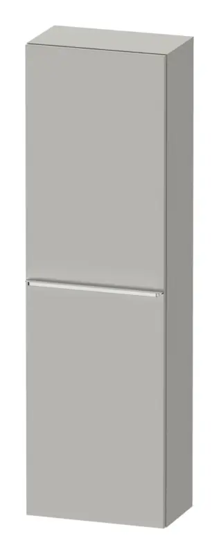 Rabatt Duravit D-Neo Halbhochschrank mit 1 Tür Anschlag rechts Griff Chrom Hochglanz 400 x 1320 x 240 mm - Betongrau Matt