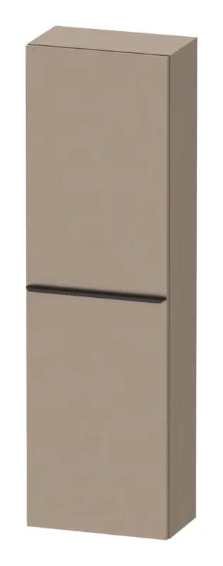 Nur Für Kurze Zeit Duravit D-Neo Halbhochschrank mit 1 Tür Anschlag rechts Griff Diamantschwarz Matt 400 x 1320 x 240 mm - Leinen Matt