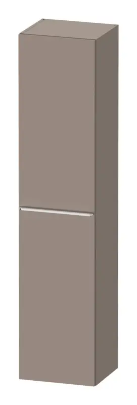 Duravit D-Neo Hochschrank mit 1 Tür Anschlag links Griff Chrom Hochglanz 400 x 1760 x 360 mm - Basalt Matt Jetzt Kaufen