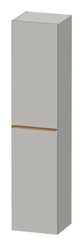 Preiswert Duravit D-Neo Hochschrank mit 1 Tür Anschlag rechts Griff Bronze Gebürstet 400 x 1760 x 360 mm - Betongrau Matt