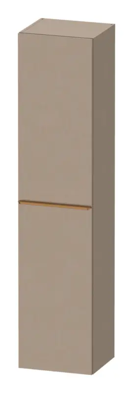 Sofort Bestellen Duravit D-Neo Hochschrank mit 1 Tür Anschlag rechts Griff Bronze Gebürstet 400 x 1760 x 360 mm - Leinen Matt