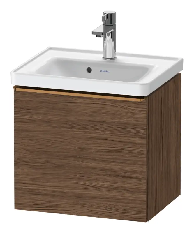Top-Seller Duravit D-Neo Waschtischunterschrank mit 1 Auszug Griff Bronze Gebürstet 484 x 440 x 372 mm - Nussbaum dunkel Matt