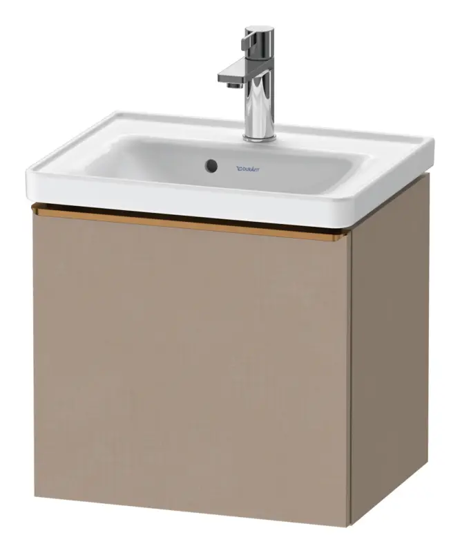Duravit D-Neo Waschtischunterschrank mit 1 Auszug Griff Bronze Gebürstet 484 x 440 x 372 mm - Leinen Matt Schnäppchen