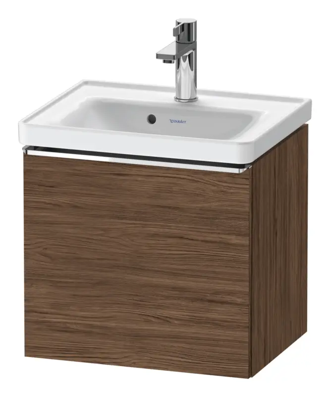 Duravit D-Neo Waschtischunterschrank mit 1 Auszug Griff Chrom Hochglanz 484 x 440 x 372 mm - Nussbaum dunkel Matt Versand Am Gleichen Tag