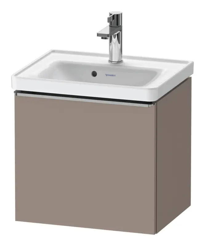 Schnäppchen Duravit D-Neo Waschtischunterschrank mit 1 Auszug Griff Edelstahl Gebürstet 484 x 440 x 372 mm - Basalt Matt