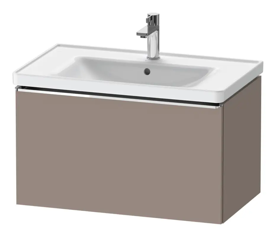 Duravit D-Neo Waschtischunterschrank mit 1 Auszug Griff Chrom Hochglanz 784 x 440 x 452 mm - Basalt Matt Top-Preis