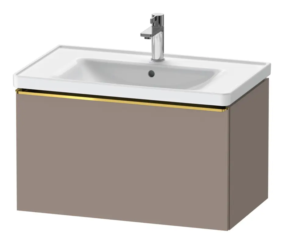 Duravit D-Neo Waschtischunterschrank mit 1 Auszug Griff Gold Poliert 784 x 440 x 452 mm - Basalt Matt Meistverkauft