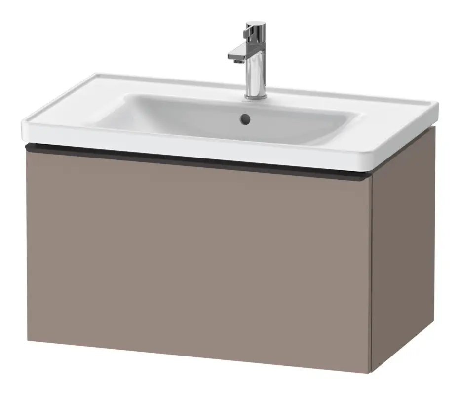 Heißes Angebot Duravit D-Neo Waschtischunterschrank mit 1 Auszug Griff Diamantschwarz Matt 784 x 440 x 452 mm - Basalt Matt