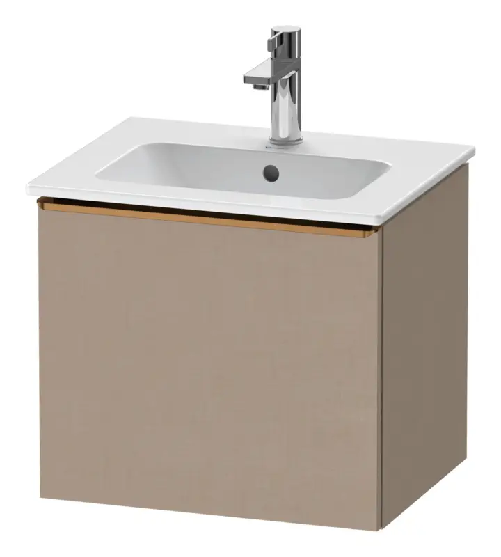 Duravit D-Neo Waschtischunterschrank mit 1 Auszug Griff Bronze Gebürstet 510 x 440 x 402 mm - Leinen Matt Top-Angebot