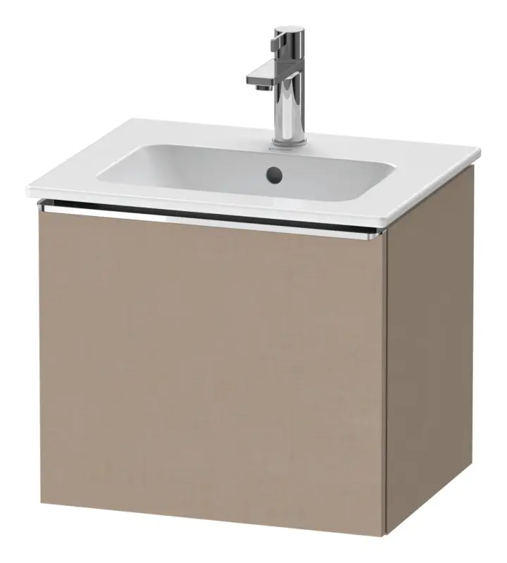 Duravit D-Neo Waschtischunterschrank mit 1 Auszug Griff Chrom Hochglanz 510 x 440 x 402 mm - Leinen Matt Wochenendangebot