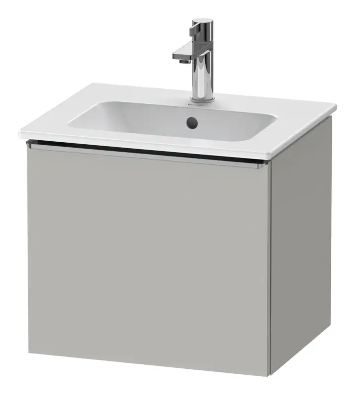 Duravit D-Neo Waschtischunterschrank mit 1 Auszug Griff Edelstahl Gebürstet 510 x 440 x 402 mm - Betongrau Matt Jetzt Bestellen