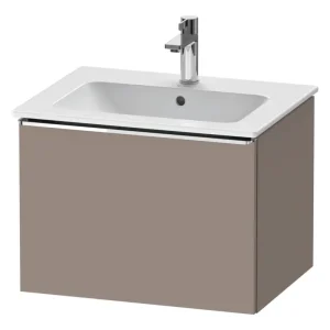 Abverkauf Duravit D-Neo Waschtischunterschrank mit 1 Auszug Griff Chrom Hochglanz 610 x 440 x 462 mm - Basalt Matt