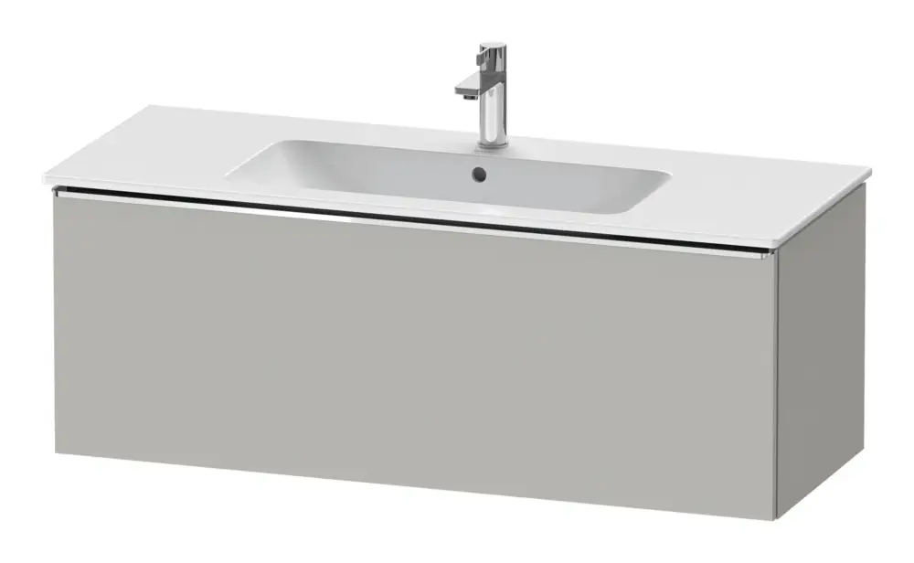 Duravit D-Neo Waschtischunterschrank mit 1 Auszug Griff Chrom Hochglanz 1210 x 440 x 462 mm - Betongrau Matt Angebot
