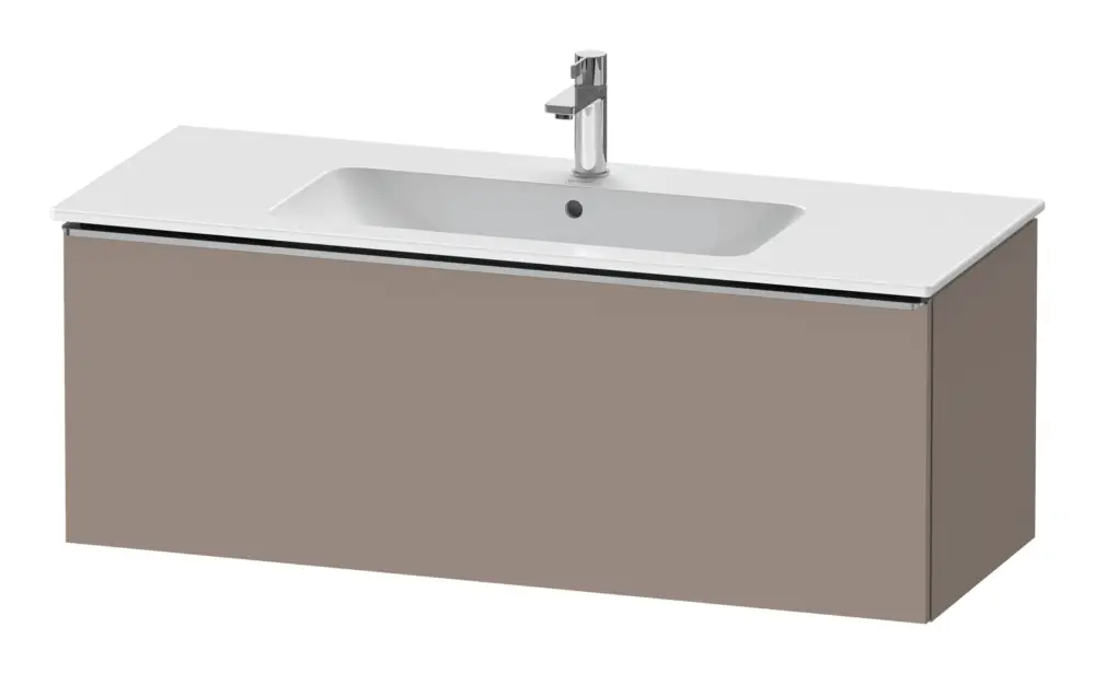 Online Kaufen Duravit D-Neo Waschtischunterschrank mit 1 Auszug Griff Edelstahl Gebürstet 1210 x 440 x 462 mm - Basalt Matt