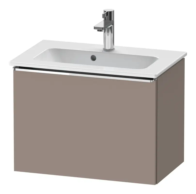 Mega-Angebot Duravit D-Neo Waschtischunterschrank mit 1 Auszug Griff Chrom Hochglanz 610 x 440 x 372 mm - Basalt Matt