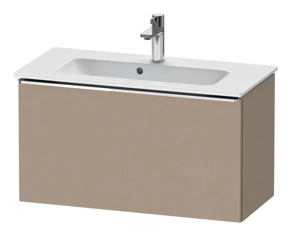 Duravit D-Neo Waschtischunterschrank mit 1 Auszug Griff Chrom Hochglanz 810 x 440 x 372 mm - Leinen Matt Nur Für Kurze Zeit