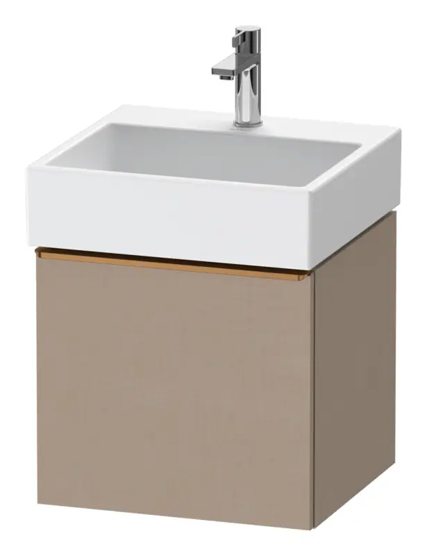 Duravit D-Neo Waschtischunterschrank mit 1 Auszug Griff Bronze Gebürstet 484 x 440 x 442 mm - Leinen Matt Meistverkauft
