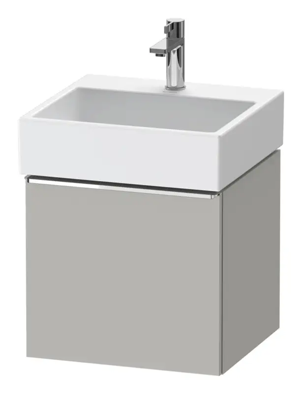 Duravit D-Neo Waschtischunterschrank mit 1 Auszug Griff Chrom Hochglanz 484 x 440 x 442 mm - Betongrau Matt Schneller Versand