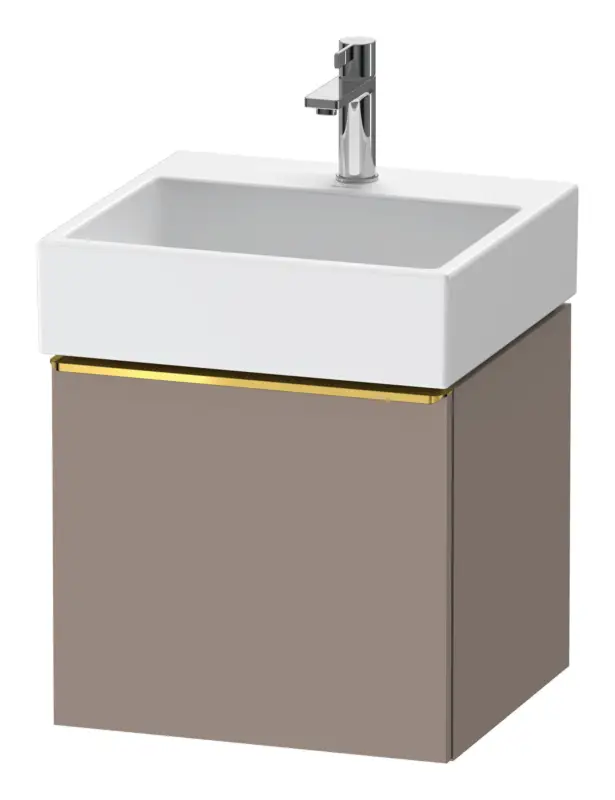 Sofort Bestellen Duravit D-Neo Waschtischunterschrank mit 1 Auszug Griff Gold Poliert 484 x 440 x 442 mm - Basalt Matt
