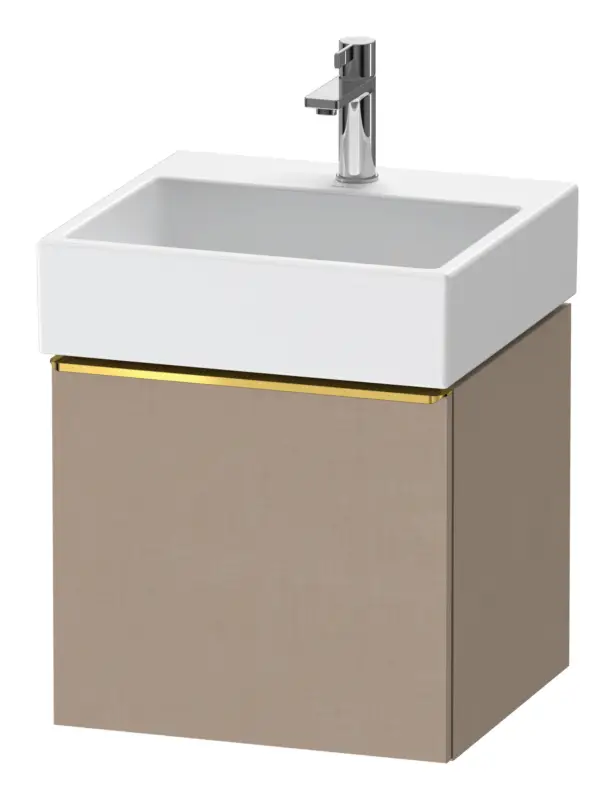 Sale Duravit D-Neo Waschtischunterschrank mit 1 Auszug Griff Gold Poliert 484 x 440 x 442 mm - Leinen Matt