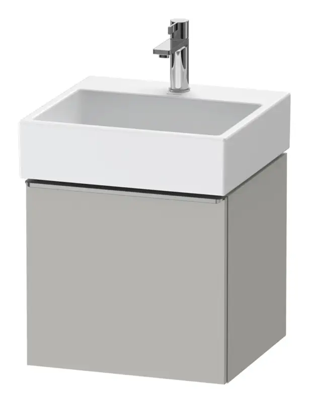 Angebot Duravit D-Neo Waschtischunterschrank mit 1 Auszug Griff Edelstahl Gebürstet 484 x 440 x 442 mm - Betongrau Matt