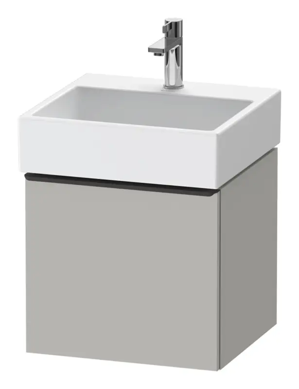 Duravit D-Neo Waschtischunterschrank mit 1 Auszug Griff Diamantschwarz Matt 484 x 440 x 442 mm - Betongrau Matt Sonderangebot