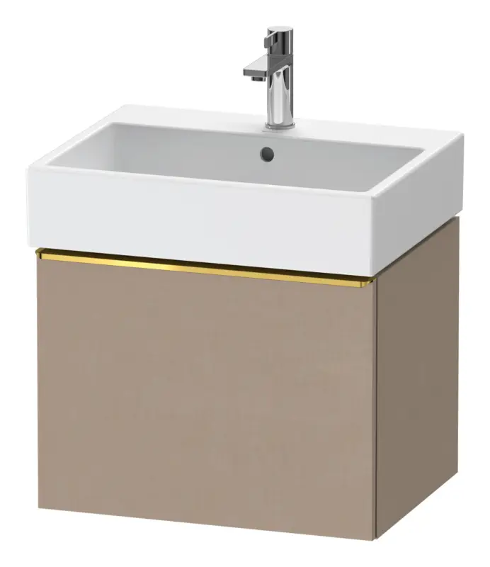 Bestseller Duravit D-Neo Waschtischunterschrank mit 1 Auszug Griff Gold Poliert 584 x 440 x 442 mm - Leinen Matt