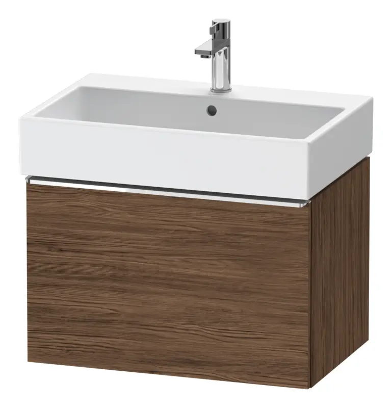Jetzt Bestellen Duravit D-Neo Waschtischunterschrank mit 1 Auszug Griff Chrom Hochglanz 684 x 440 x 442 mm - Nussbaum dunkel Matt