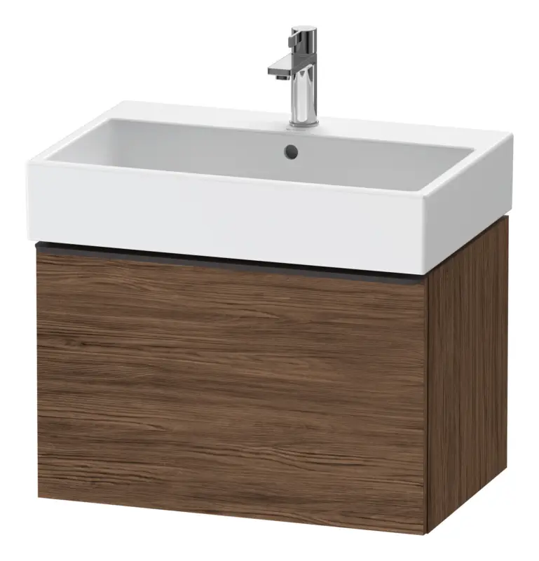 Direkt Vom Hersteller Duravit D-Neo Waschtischunterschrank mit 1 Auszug Griff Diamantschwarz Matt 684 x 440 x 442 mm - Nussbaum dunkel Matt