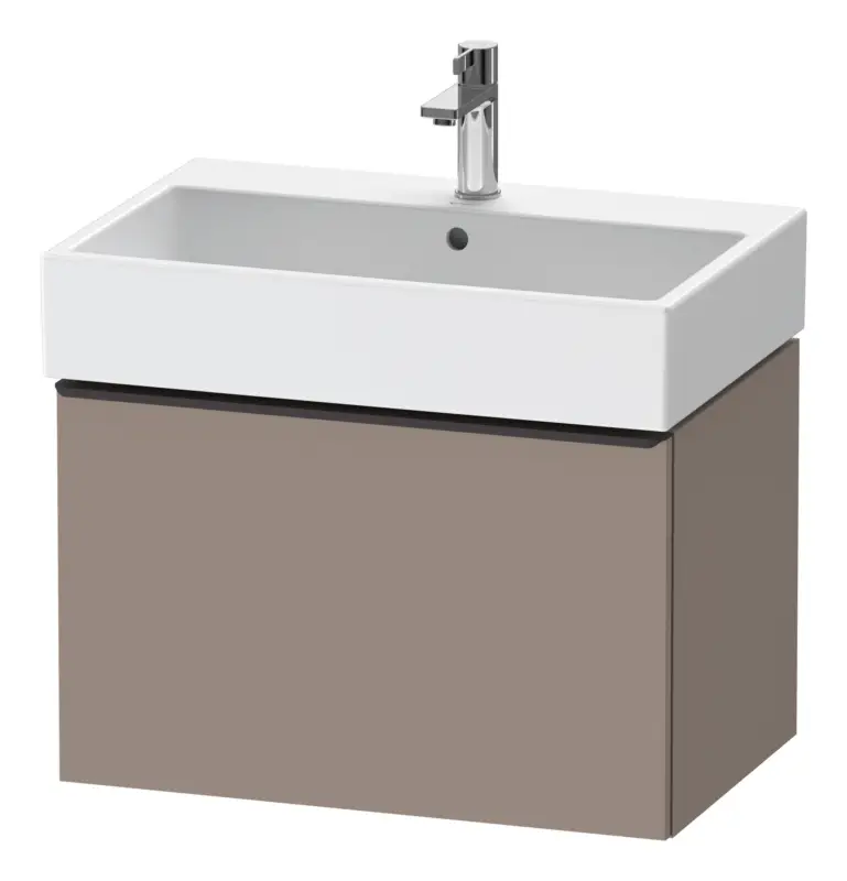 Angebot Duravit D-Neo Waschtischunterschrank mit 1 Auszug Griff Diamantschwarz Matt 684 x 440 x 442 mm - Basalt Matt