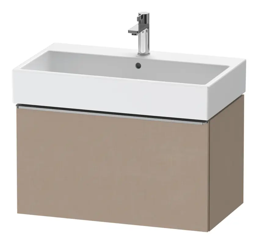 Sichere Zahlung Duravit D-Neo Waschtischunterschrank mit 1 Auszug Griff Edelstahl Gebürstet 784 x 440 x 442 mm - Leinen Matt