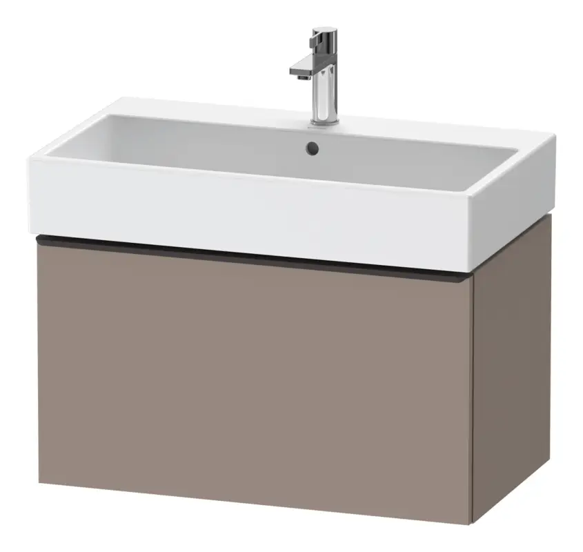 Meistverkauft Duravit D-Neo Waschtischunterschrank mit 1 Auszug Griff Diamantschwarz Matt 784 x 440 x 442 mm - Basalt Matt
