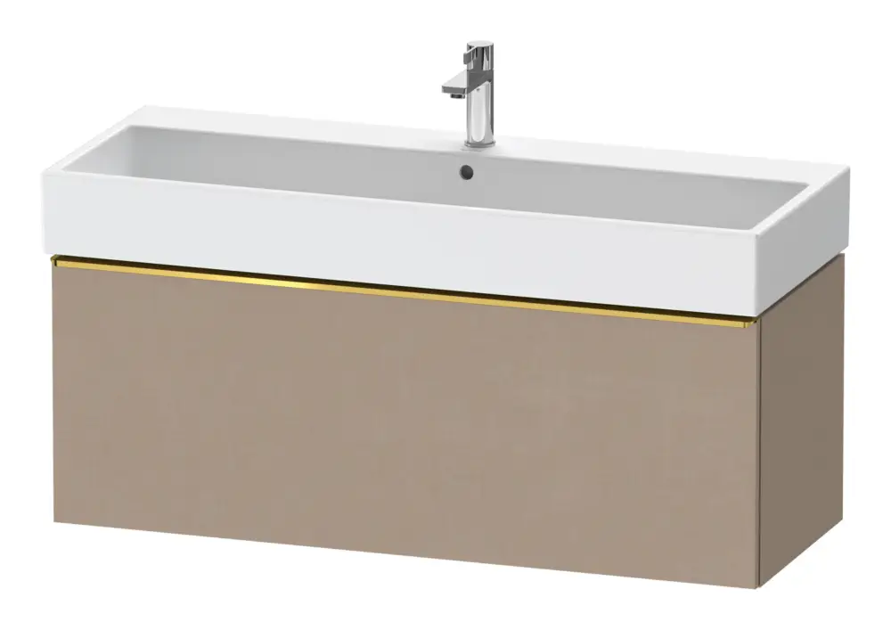 Duravit D-Neo Waschtischunterschrank mit 1 Auszug Griff Gold Poliert 1184 x 440 x 442 mm - Leinen Matt Günstig