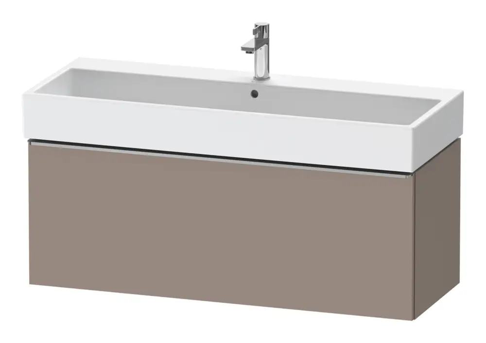 Direkt Vom Hersteller Duravit D-Neo Waschtischunterschrank mit 1 Auszug Griff Edelstahl Gebürstet 1184 x 440 x 442 mm - Basalt Matt