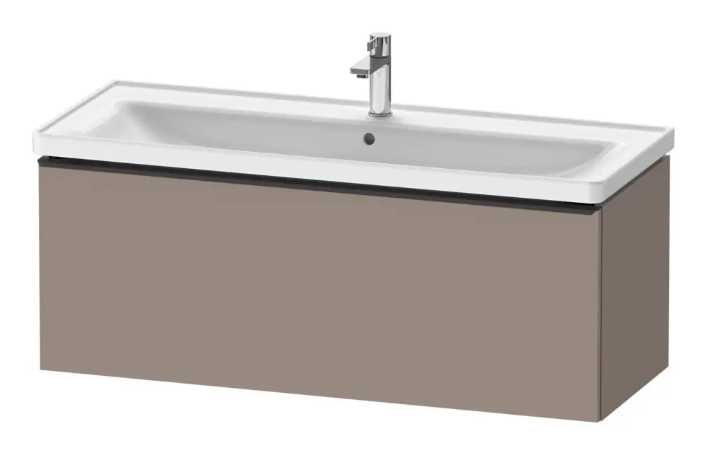 Günstig Duravit D-Neo Waschtischunterschrank mit 1 Auszug Griff Diamantschwarz Matt 1184 x 440 x 452 mm - Basalt Matt