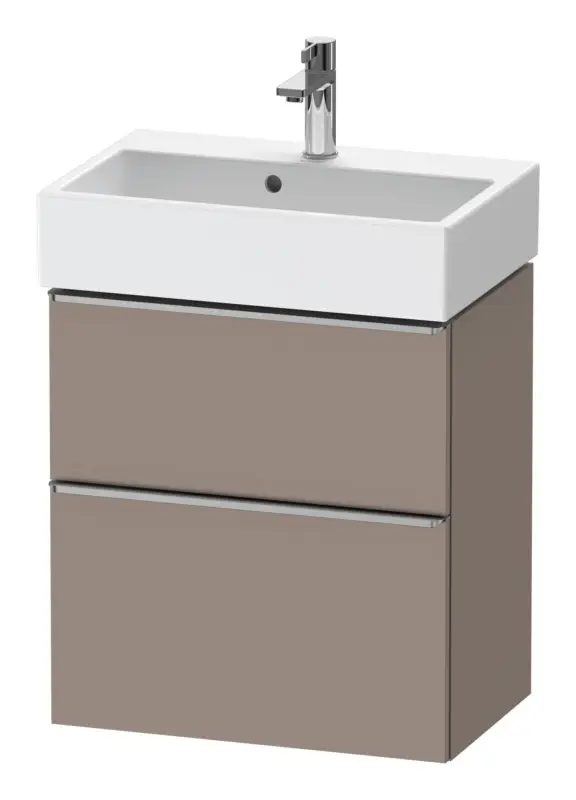 Online Kaufen Duravit D-Neo Waschtischunterschrank mit 2 Auszügen Griff Edelstahl Gebürstet 584 x 625 x 372 mm - Basalt Matt