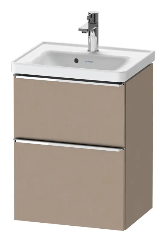 Jetzt Kaufen Duravit D-Neo Waschtischunterschrank mit 2 Auszügen Griff Chrom Hochglanz 484 x 625 x 372 mm - Leinen Matt
