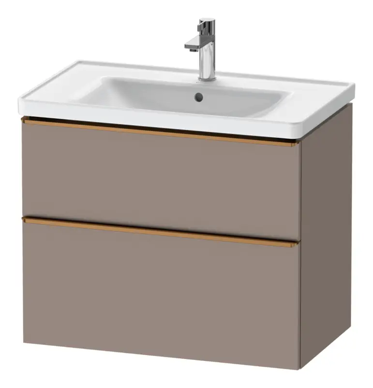 Duravit D-Neo Waschtischunterschrank für 236780 mit 2 Auszügen Griff Bronze Gebürstet 784 x 625 x 452 mm - Basalt Matt Sale