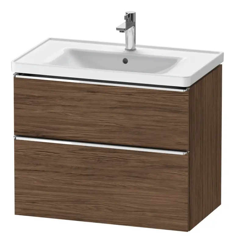 Duravit D-Neo Waschtischunterschrank für 236780 mit 2 Auszügen Griff Chrom Hochglanz 784 x 625 x 452 mm - Nussbaum dunkel Matt Heißes Angebot